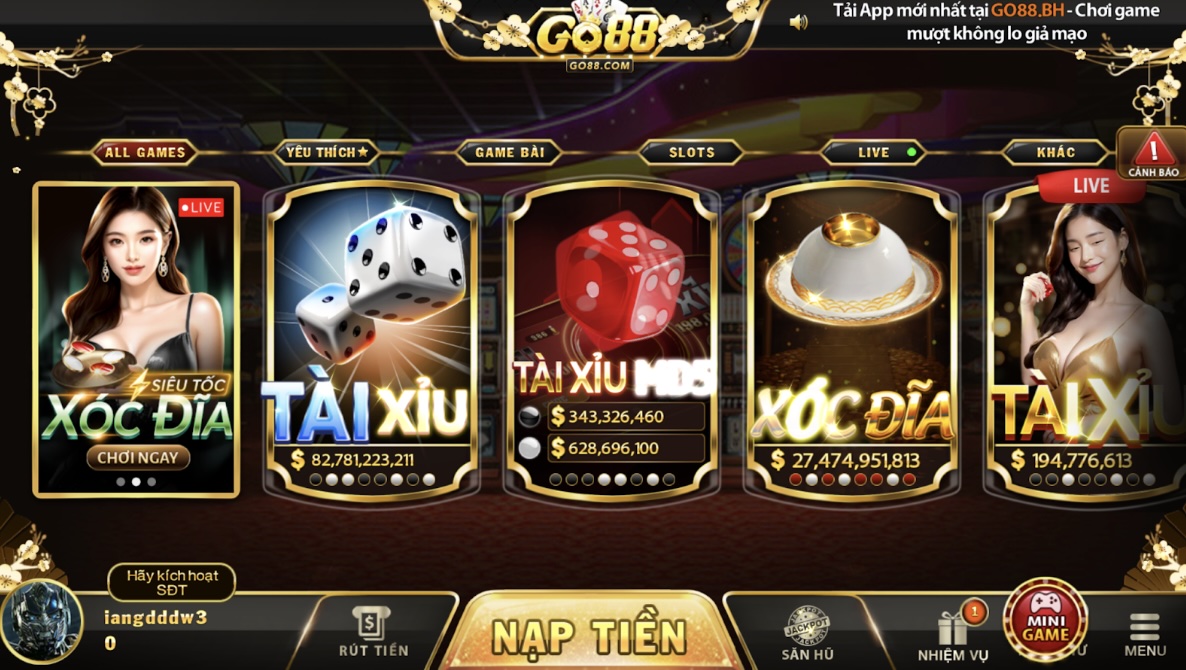 Tìm hiểu tổng quan về game Tài Xỉu tại Go88
